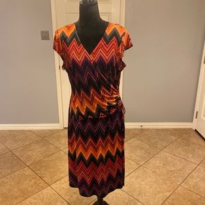 Evan Picone Multicolored Dress